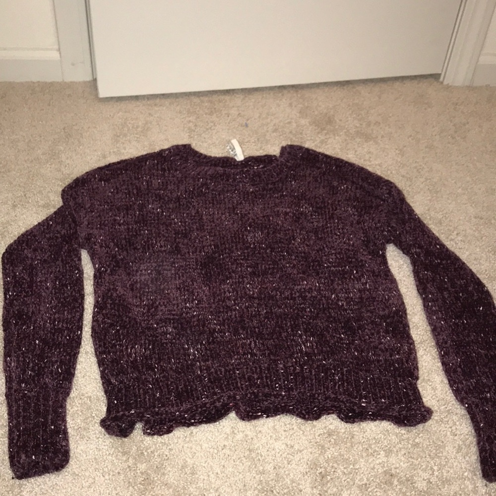 Purple sweater